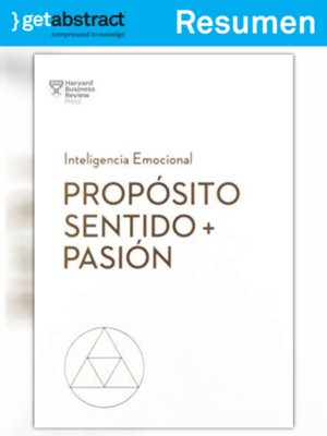 cover image of Propósito, sentido + pasión (resumen)